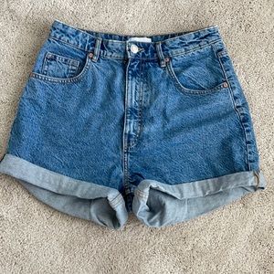 Zara Denim Mom Shorts